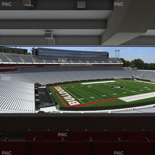 Sanford Stadium - Section North Club 212 Seat View