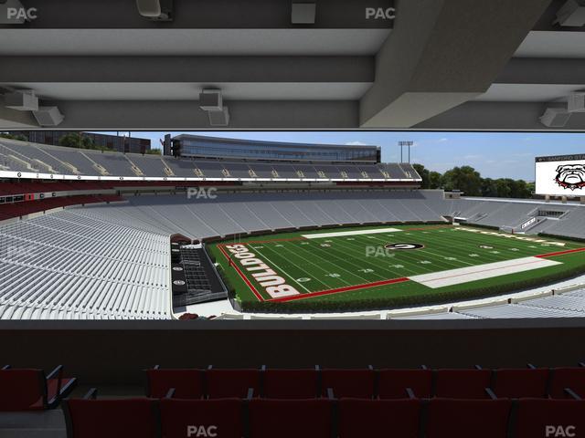 Sanford Stadium - Section North Club 212 Seat View Sanford Stadium - Section North Club 212 Seat View