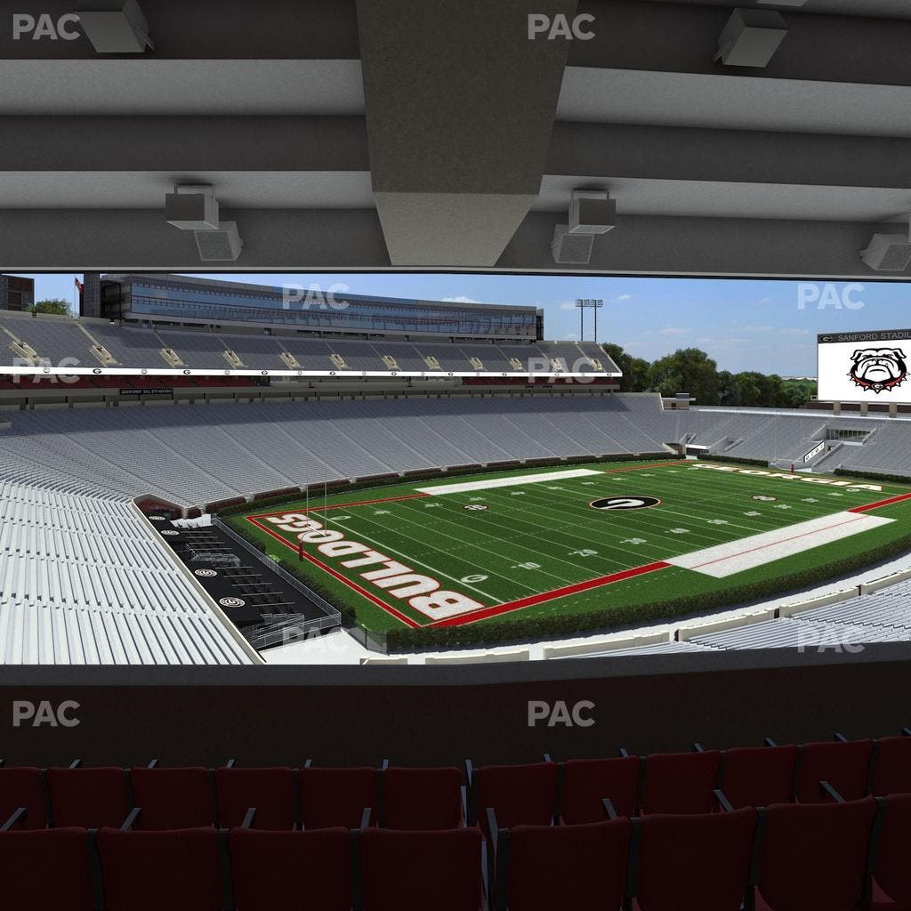 Sanford Stadium - Section North Club 213 Seat View