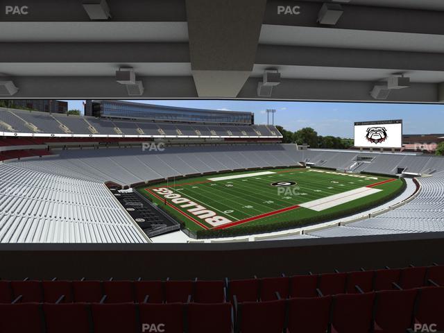 Sanford Stadium - Section North Club 213 Seat View Sanford Stadium - Section North Club 213 Seat View