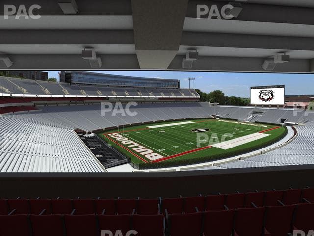 Sanford Stadium - Section North Club 213 Seat View
