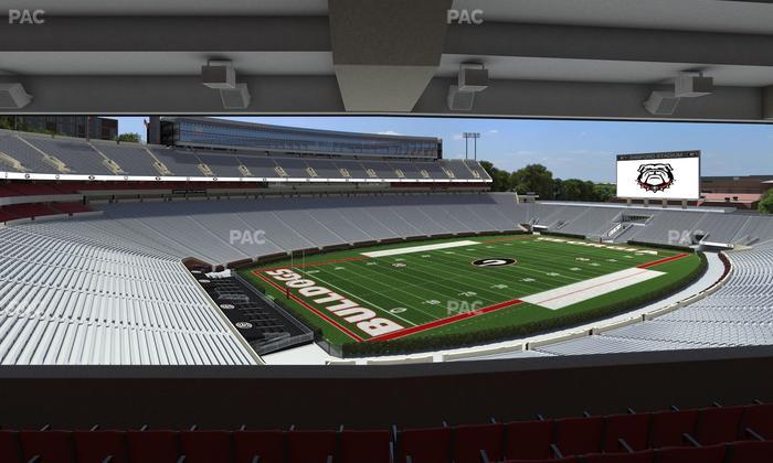 Sanford Stadium - Section North Club 213 Seat View