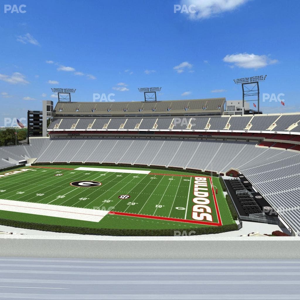 Sanford Stadium - Section Sky Club 328 Seat View