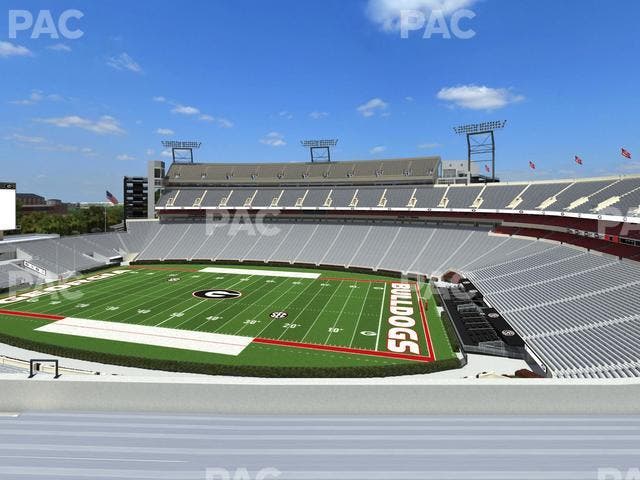 Sanford Stadium - Section Sky Club 328 Seat View
