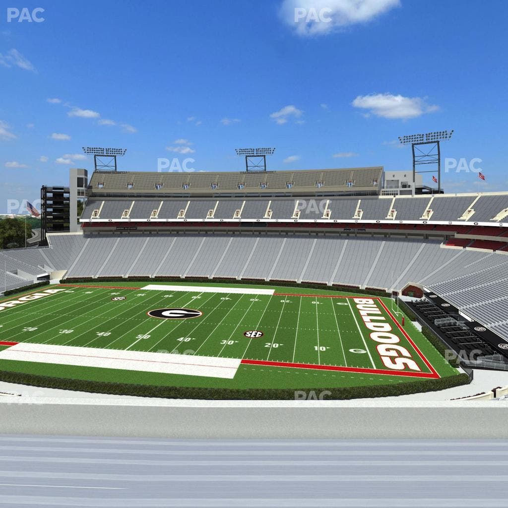 Sanford Stadium - Section Sky Club 329 Seat View