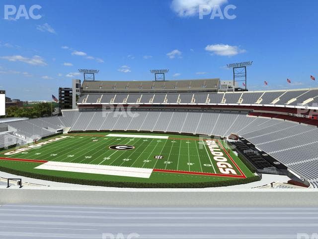 Sanford Stadium - Section Sky Club 329 Seat View
