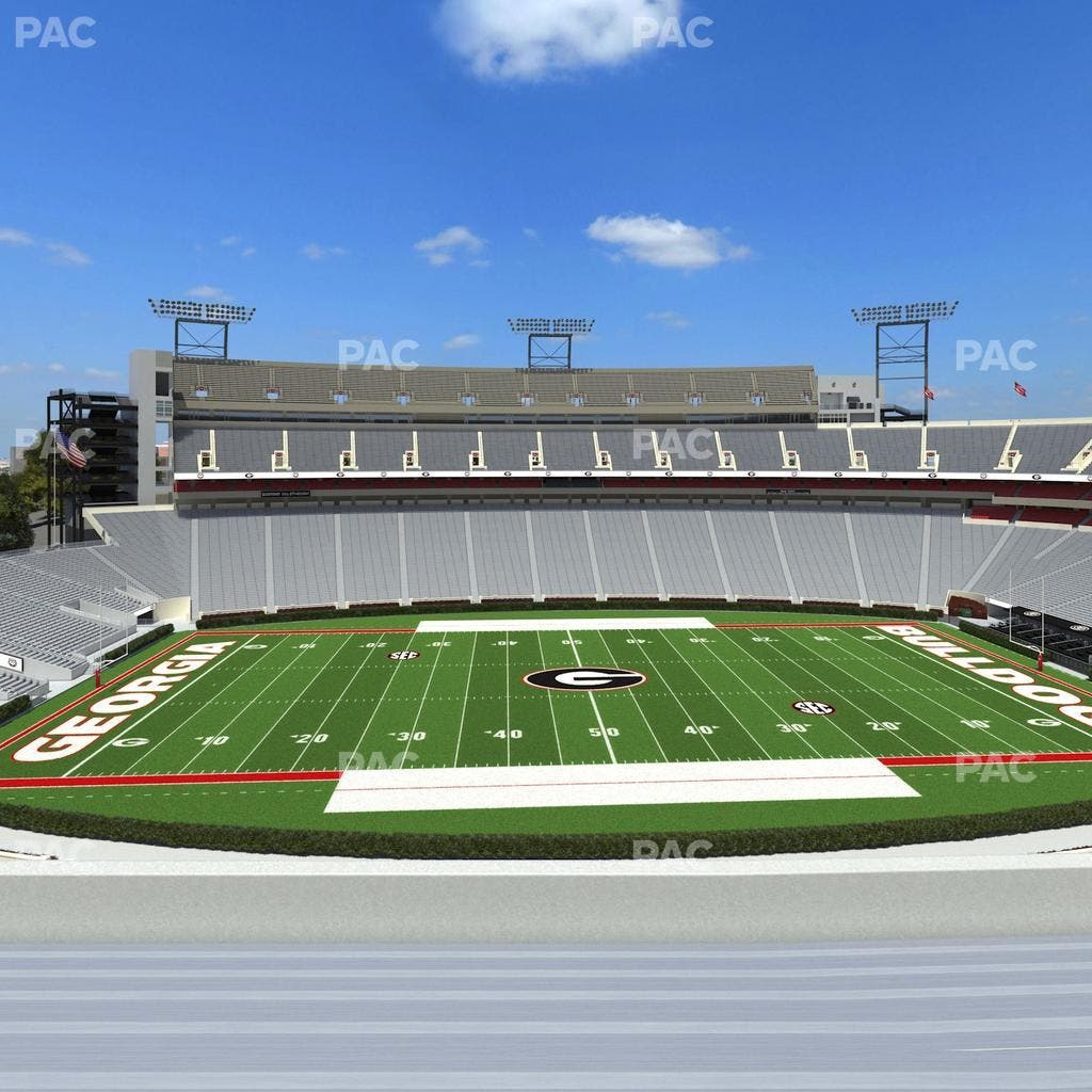 Sanford Stadium - Section Sky Club 332 Seat View