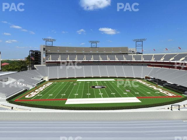 Sanford Stadium - Section Sky Club 332 Seat View
