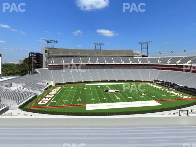 Sanford Stadium - Section Sky Club 333 Seat View