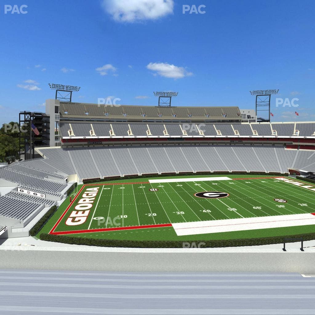 Sanford Stadium - Section Sky Club 334 Seat View