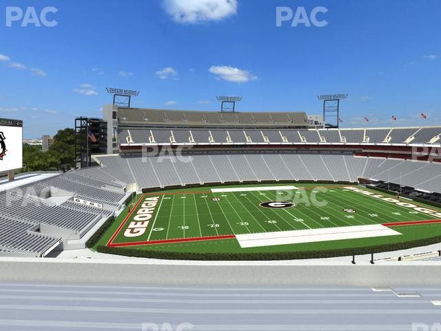 Sanford Stadium - Section Sky Club 334 Seat View