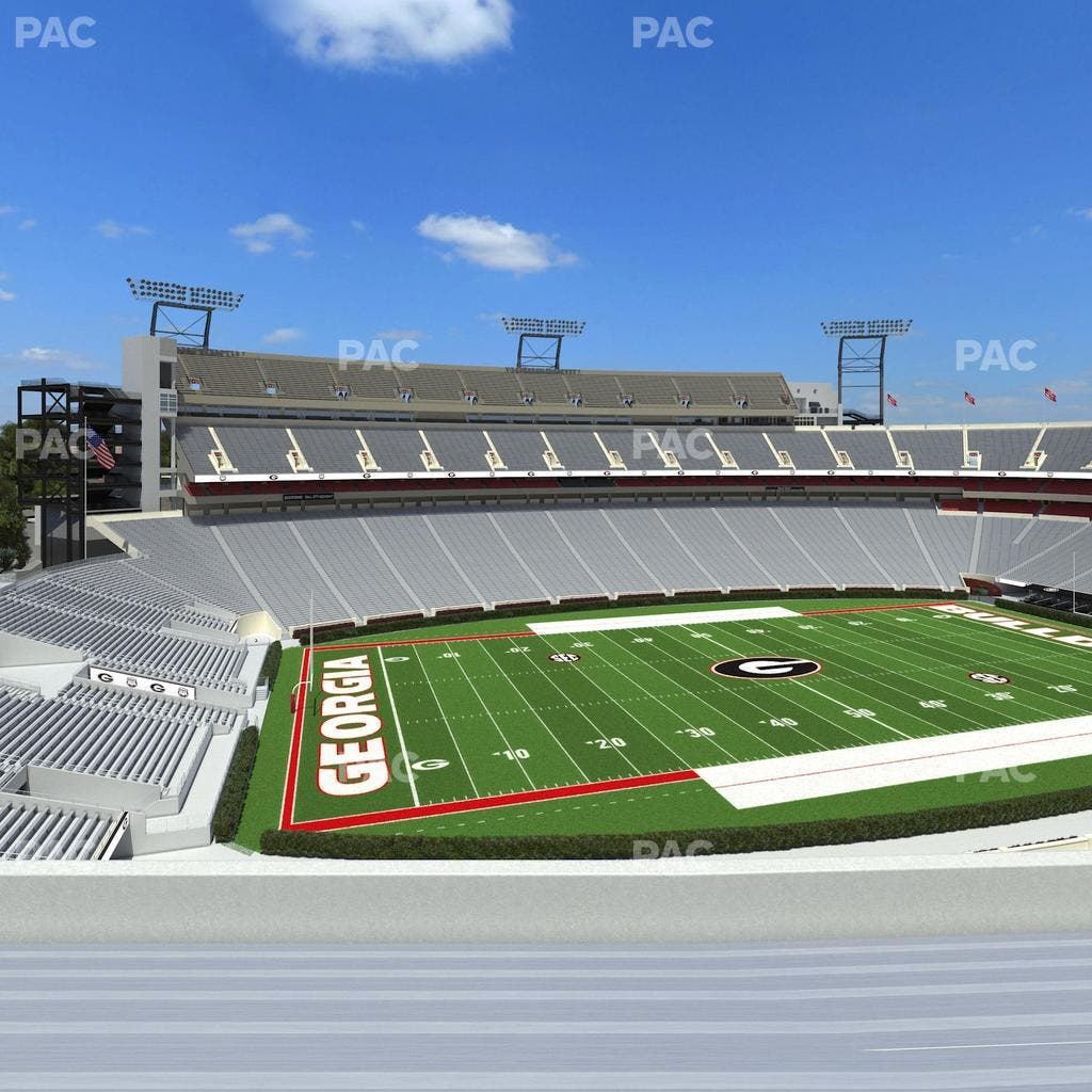 Sanford Stadium - Section Sky Club 335 Seat View