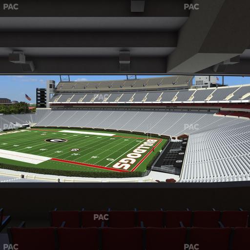 Sanford Stadium - Section South Club 226 Seat View