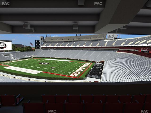 Sanford Stadium - Section South Club 226 Seat View Sanford Stadium - Section South Club 226 Seat View