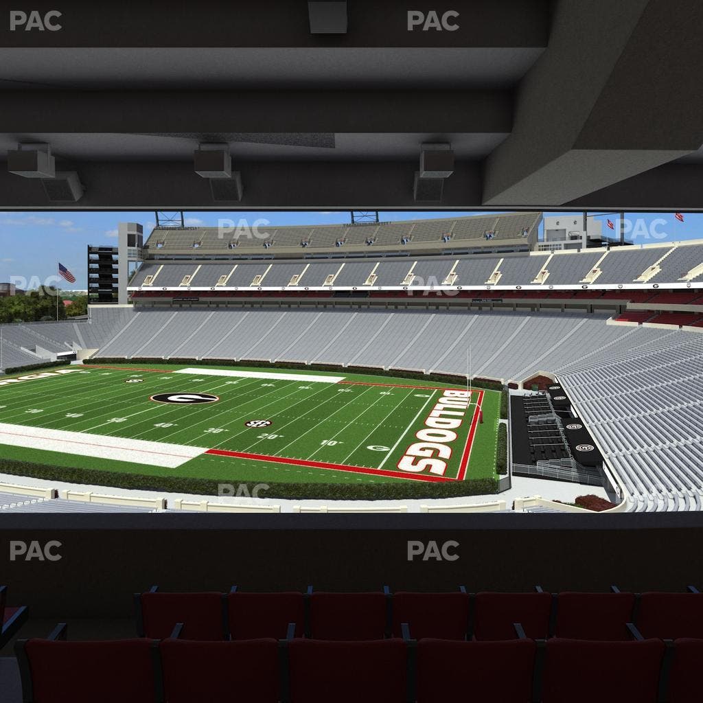 Sanford Stadium - Section South Club 227 Seat View