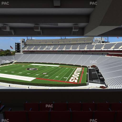 Sanford Stadium - Section South Club 227 Seat View
