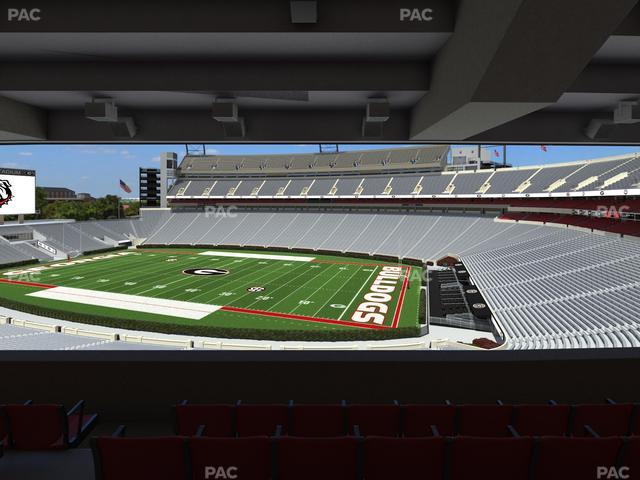 Sanford Stadium - Section South Club 227 Seat View Sanford Stadium - Section South Club 227 Seat View