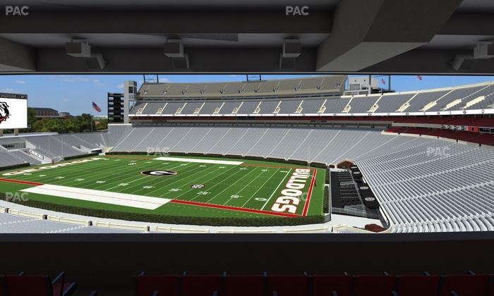 Sanford Stadium - Section South Club 227 Seat View