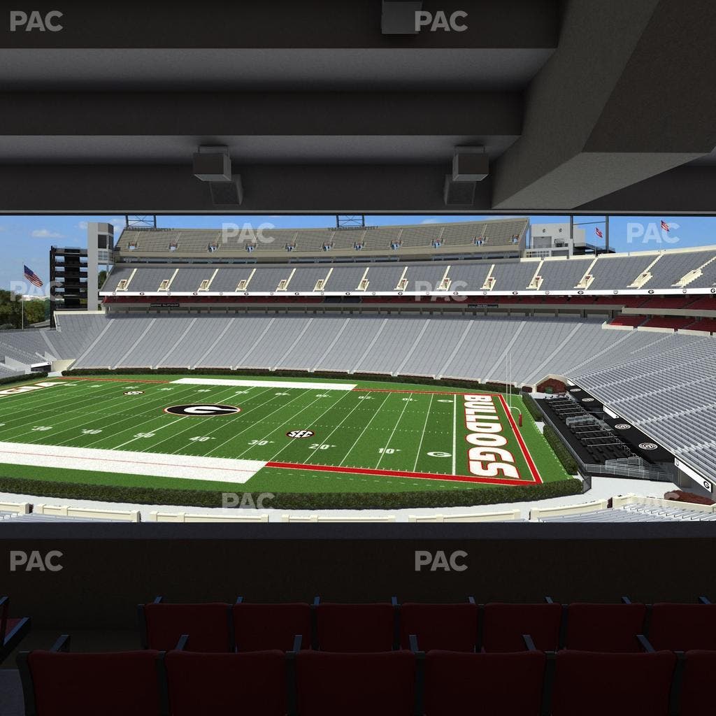 Sanford Stadium - Section South Club 228 Seat View