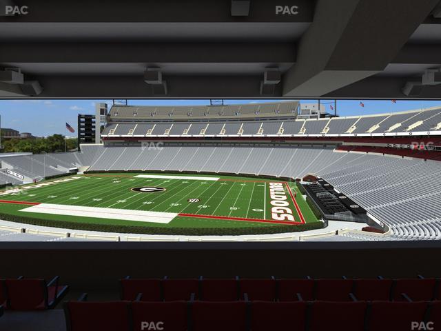 Sanford Stadium - Section South Club 228 Seat View Sanford Stadium - Section South Club 228 Seat View