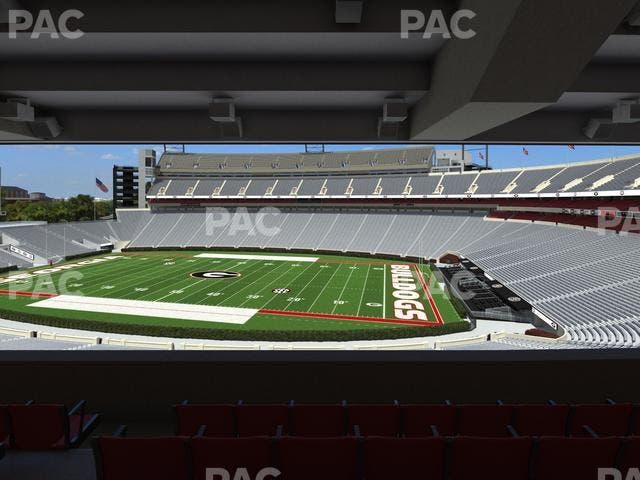 Sanford Stadium - Section South Club 228 Seat View