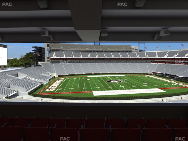 Sanford Stadium - Section South Club 233 Seat View Sanford Stadium - Section South Club 233 Seat View