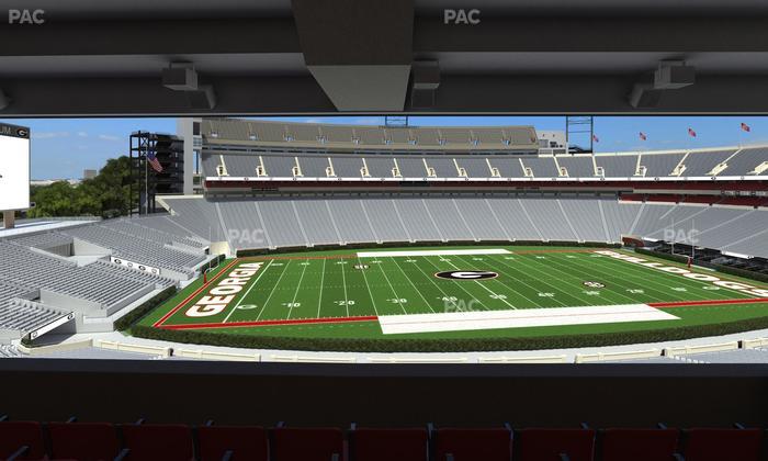 Sanford Stadium - Section South Club 233 Seat View