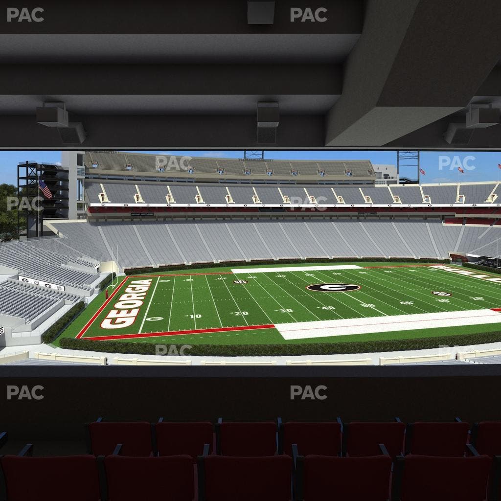 Sanford Stadium - Section South Club 234 Seat View