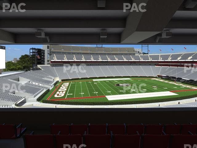 Sanford Stadium - Section South Club 234 Seat View