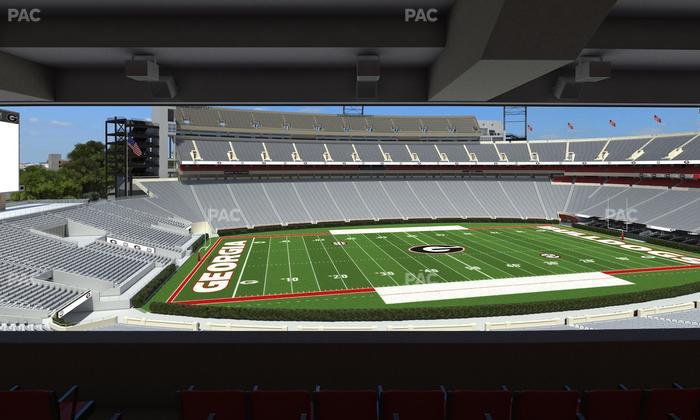 Sanford Stadium - Section South Club 234 Seat View