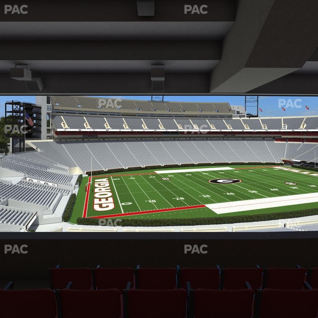 Sanford Stadium - Section South Club 235 Seat View