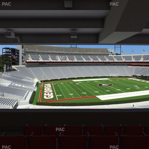 Sanford Stadium - Section South Club 235 Seat View