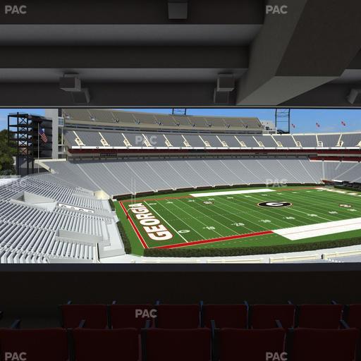 Sanford Stadium - Section South Club 236 Seat View