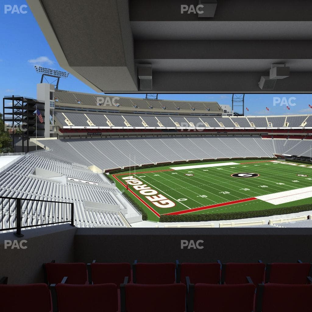 Sanford Stadium - Section South Club 237 Seat View