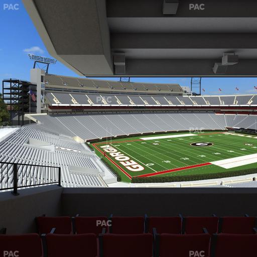 Sanford Stadium - Section South Club 237 Seat View