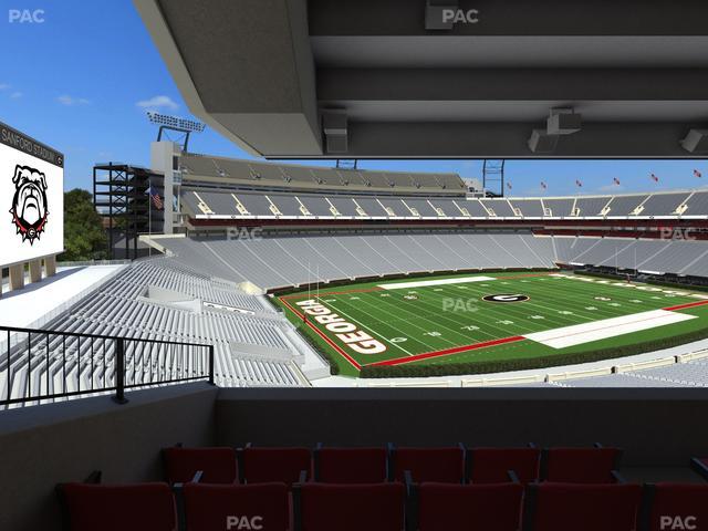 Sanford Stadium - Section South Club 237 Seat View Sanford Stadium - Section South Club 237 Seat View