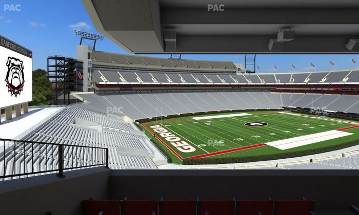 Sanford Stadium - Section South Club 237 Seat View