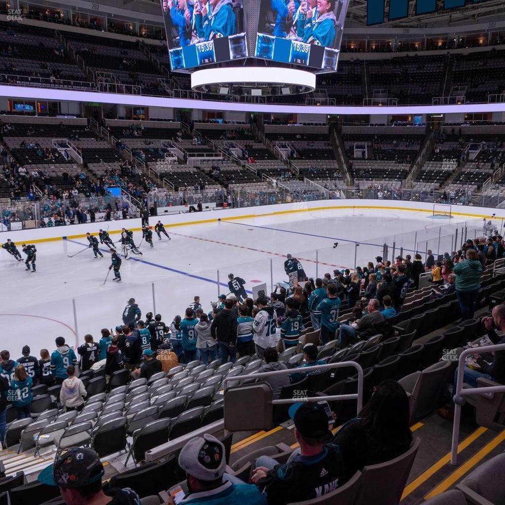 SAP Center at San Jose - Section 117 Seat View