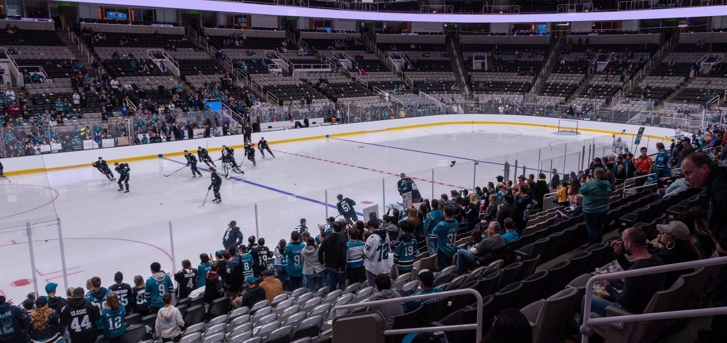 SAP Center at San Jose - Section 117 Seat View