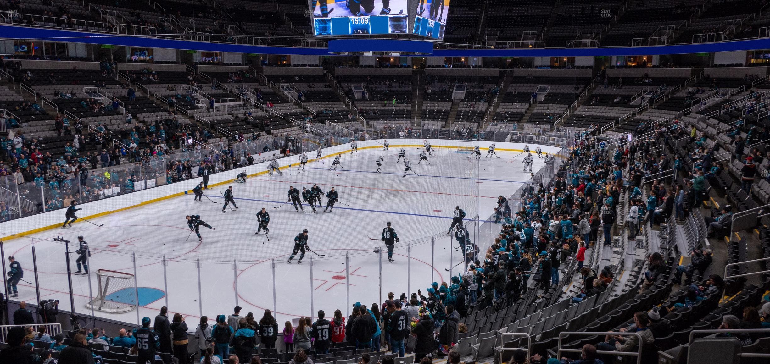 SAP Center at San Jose - Section 120 Seat View