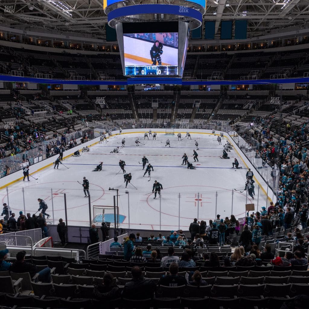 SAP Center at San Jose - Section 121 Seat View