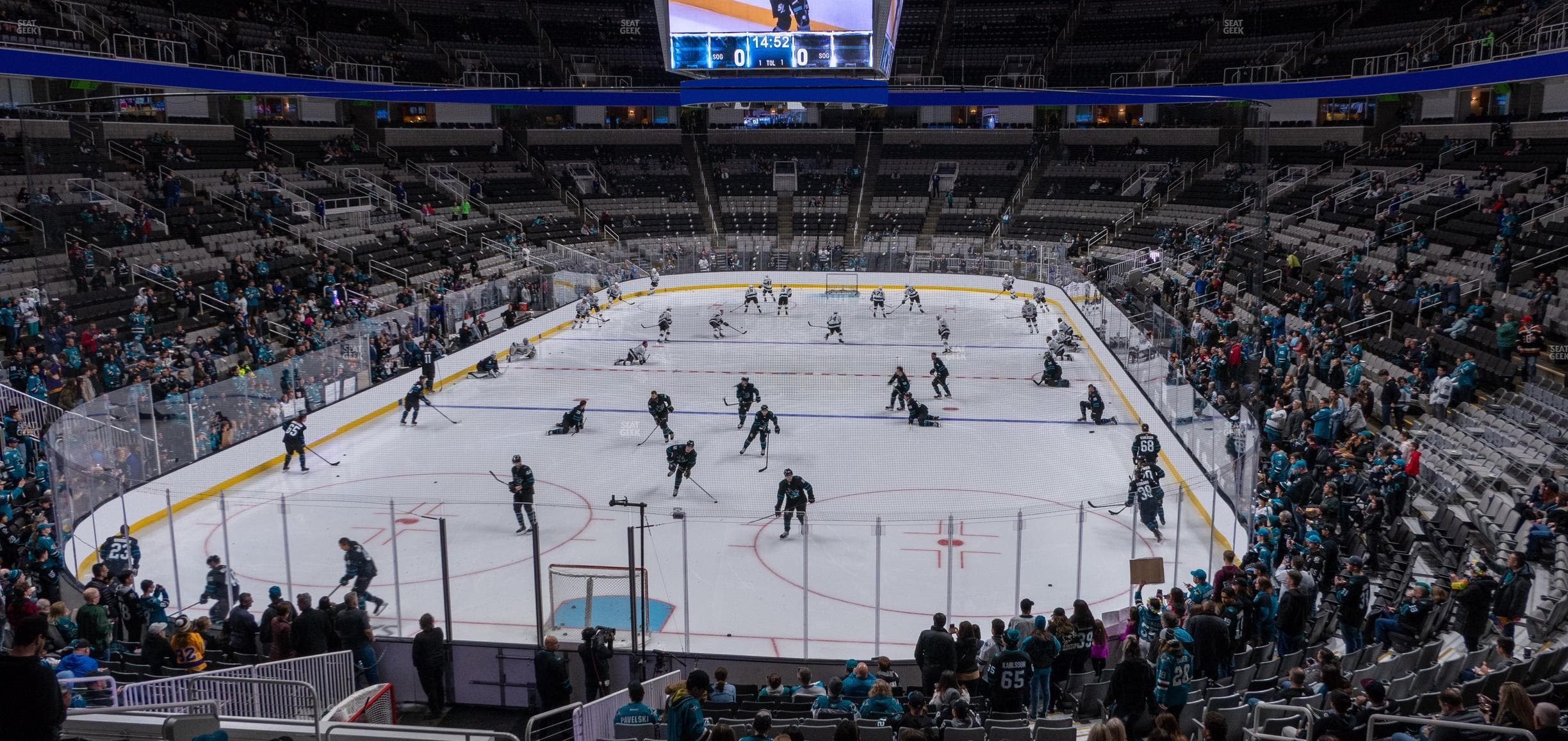 SAP Center at San Jose - Section 121 Seat View