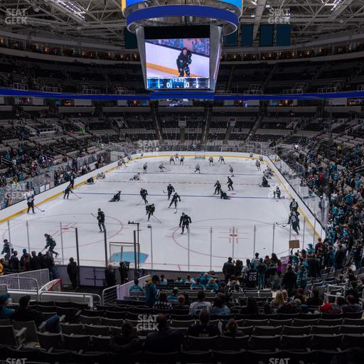 SAP Center at San Jose - Section 121 Seat View