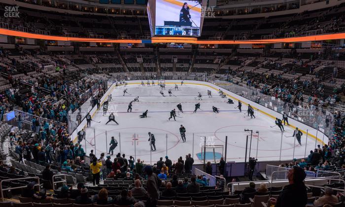 SAP Center at San Jose - Section 123 Seat View