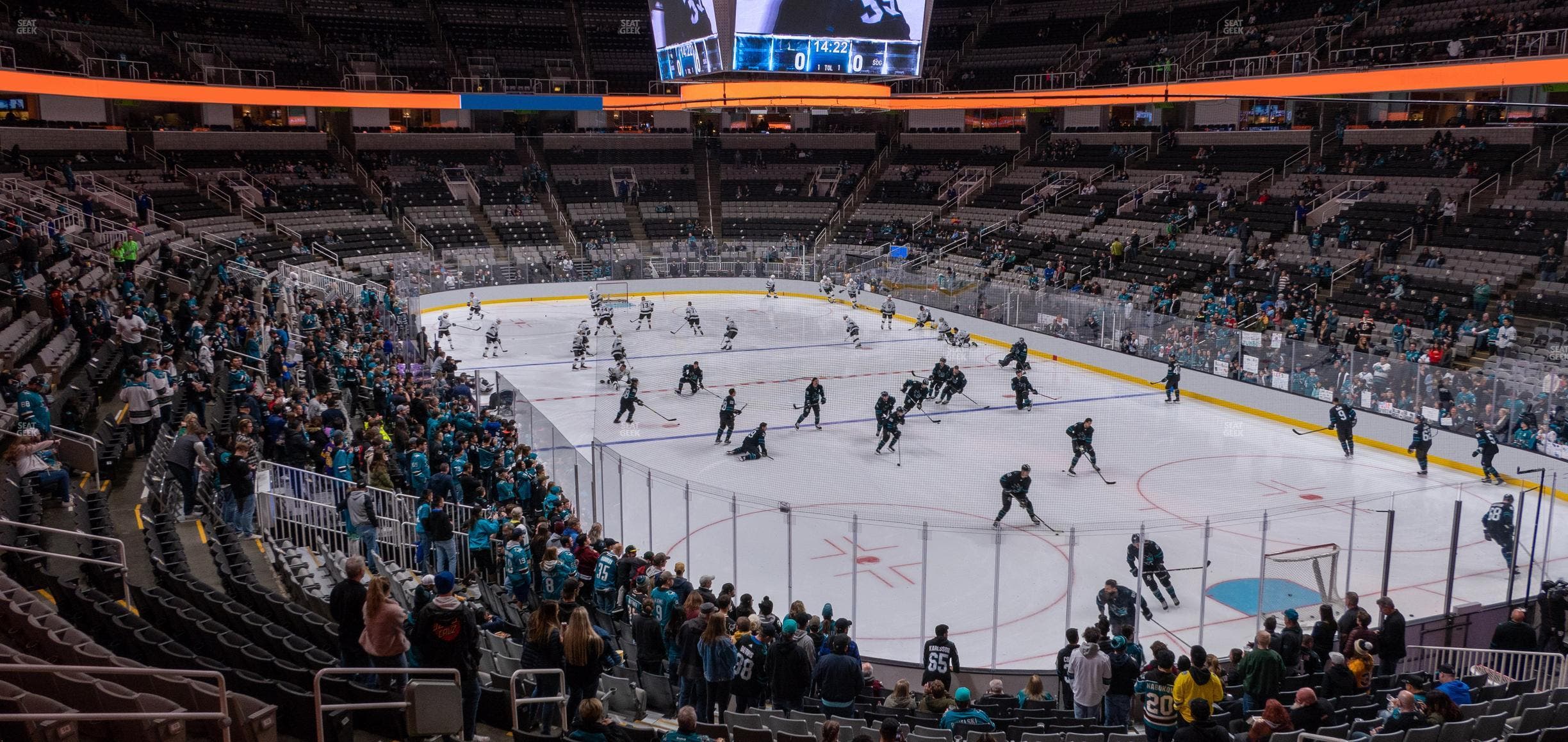 SAP Center at San Jose - Section 124 Seat View