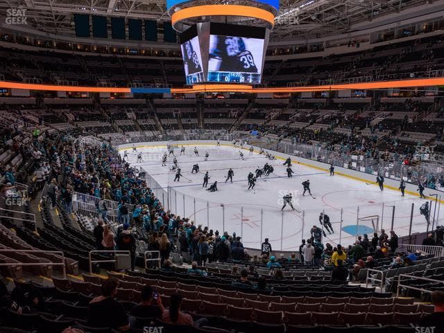 SAP Center at San Jose - Section 124 Seat View