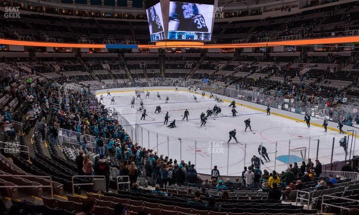 SAP Center at San Jose - Section 124 Seat View