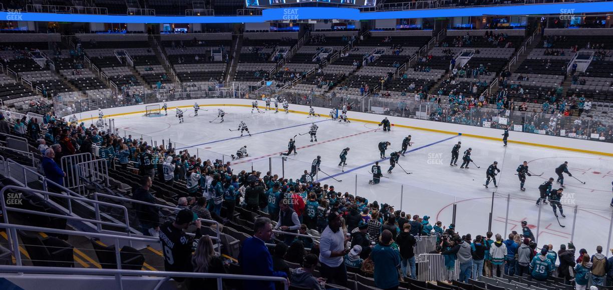 SAP Center at San Jose - Section 127 Seat View