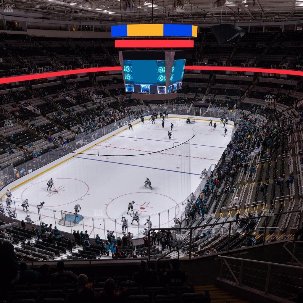 SAP Center at San Jose - Section 206 Seat View