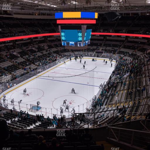 SAP Center at San Jose - Section 206 Seat View